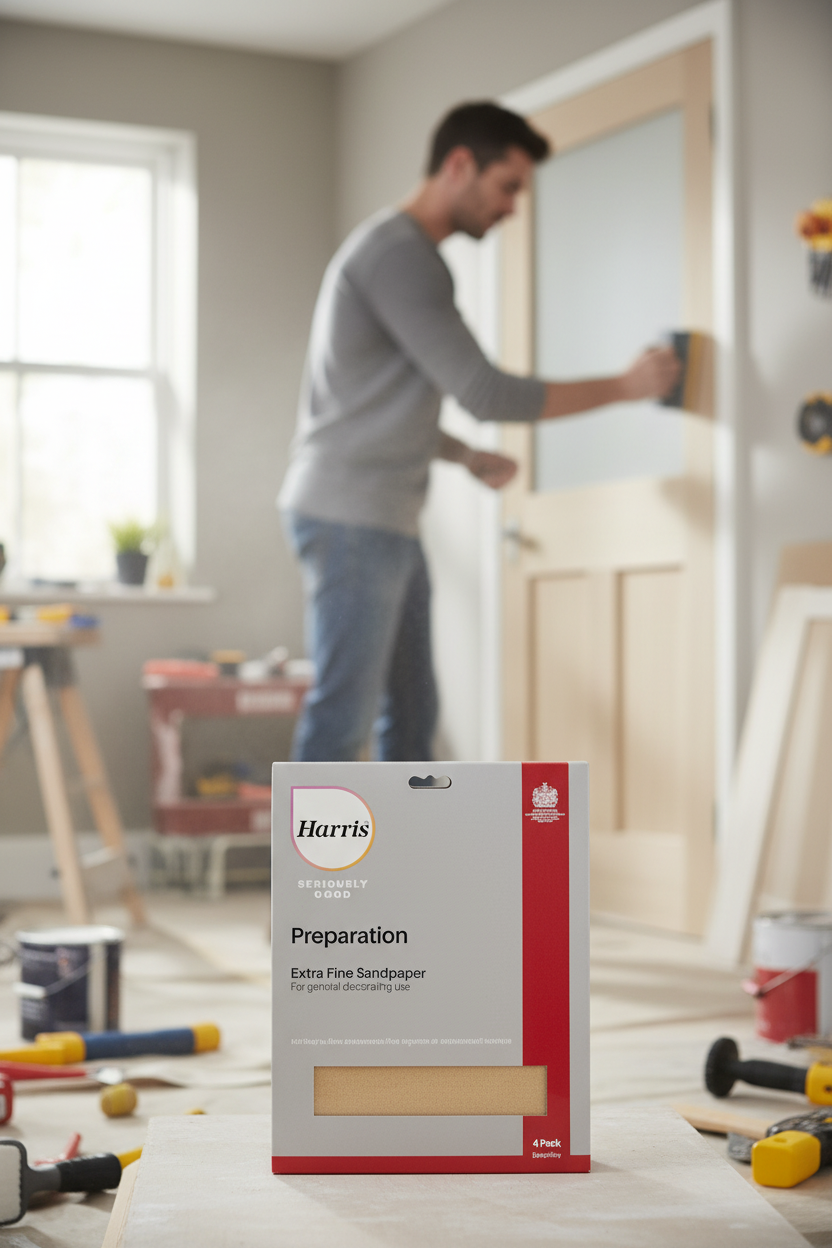 Harris Seriously Good Sandpaper Extra Fine | 4 Pack