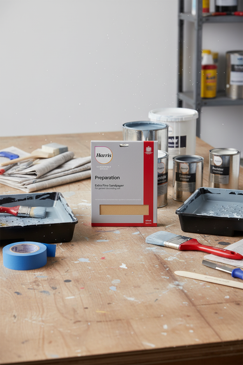 Harris Seriously Good Sandpaper Extra Fine | 4 Pack