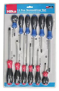 12Pc Soft Grip Screwdriver Set