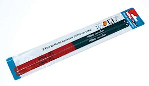 Hilka 43909002 Pro Craft 24 Tpi Bi Metal Hacksaw Blade, Set Of 2 Pieces