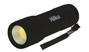 Hilka 9 Led Rubber Coated Mini Torch Display, Black