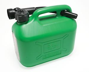 Hilka 5 Litre Fuel Can with Fill Tube | Green