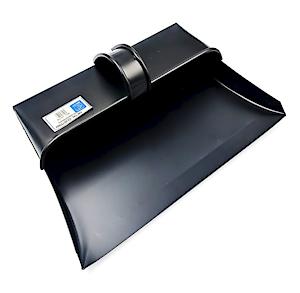 Traditional Large Metal Dustpan Hooded Design With Handle 12 Inch / 310Mm Wide