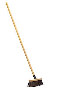 10" Stiff Syn Broom w/ Handle