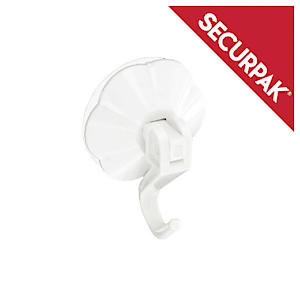 Suctionhook w.lever White 50mm(1)