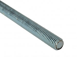 Threaded Rods Zinc Plated M6 X 1M Single