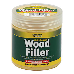 Everbuild Multipurpose Wood Filler Joiners Grade Quality 250ml Indoor Outdoor