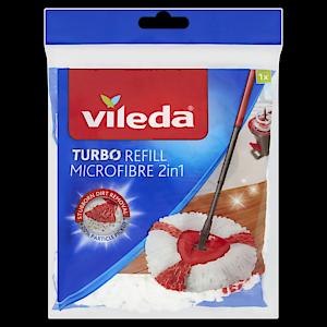 Vileda Turbo 2In1 Easywring&Clean Mop Replacement Heads Pack Of 1