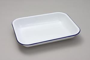 Falcon 61034 - 34Cm Enamel Bake Pan In White