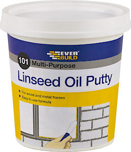 Everbuild 101 Multi-Purpose Linseed Oil Putty Brown 1Kg