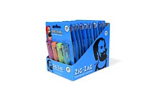 Zig-Zag Electronic Lighters, Pack Of 4