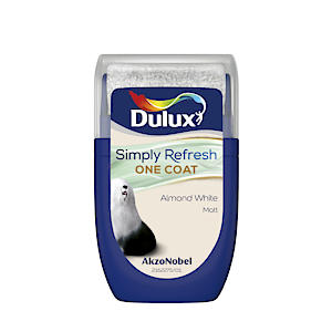 Dulux Simply Refresh Tester Paint - Almond White - 30Ml, 5382942