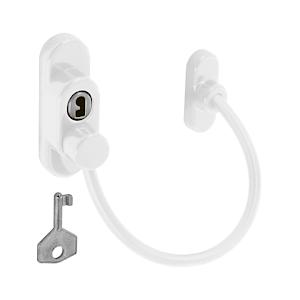 Securit Cable Window Restrictor White S1044