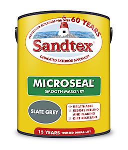 Sandtex 5L Slate Grey Masonry Paint