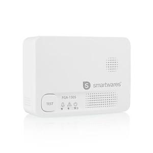 Smartwares Fga-13051 Carbon Monoxide Detector, 10 Year Sensor, Test Button, Batteries Included