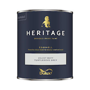 Dulux Heritage Eggshell (Turtledove Grey, 0.75 Liters)