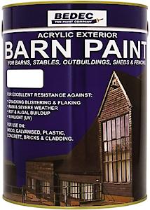 Bedec Bede2Ak0003/40 Barn Paint Semi Gloss Black 2.5 Litre