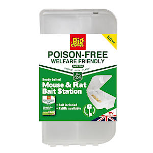 The Big Cheese Poison-Free, Ready-Baited Mouse And Rat Bait Station