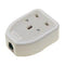 1G 13A EXT SOCKET WHITE