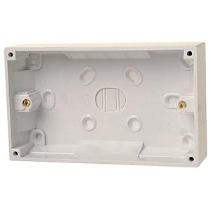 Dencon 8900NB 2-Gang Pattress Box 28/32mm Pack 5