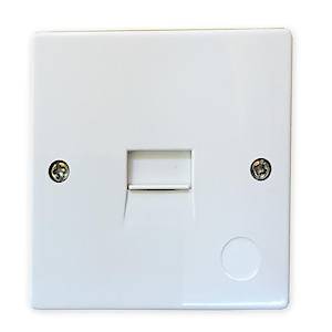 Surface Mounted Uk (Slave) Telephone Socket 2/6A Lju