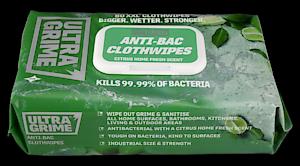 UltraGrime Antibacterial Wipes 80