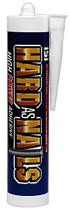 Hard as Nails High Power Adhesive 3x280ml Tubes | Solvent Free | Wood Metal Glass