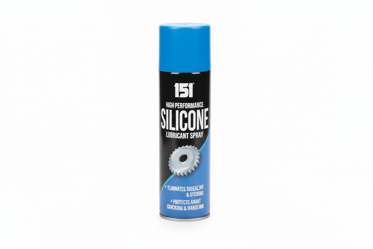Silicone Lubricant Spray Grease Oil Clear Eliminates Squeaking Sticking 200Ml
