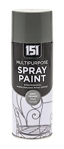 151 Spray Paint, Grey Primer, 400Ml