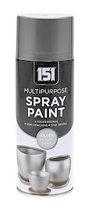 151 METALLIC SILVER SPRAY PAINT 400ML