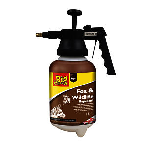 The Big Cheese Fox & Wildlife Repellent – 1 Litre Pressure Sprayer