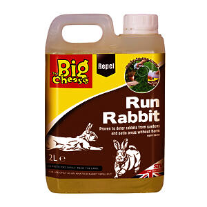 The Big Cheese Run Rabbit Repellent – 2 Litre With Backpack Sprayer