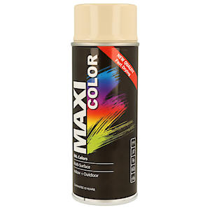Maxicolor Quick Drying Spray Paint Gloss Light Ivory 400ml