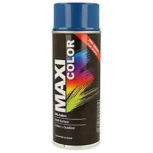 Maxicolor Quick Drying Spray Paint Gloss Gentian Blue 400ml