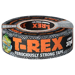 T Rex Ferociously Strong Waterproof Duct Tape Silver Grey 48Mm X 27.4M