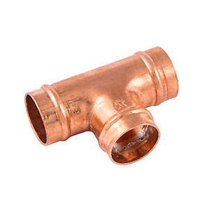 Pre soldered equal tee 22mm (1)
