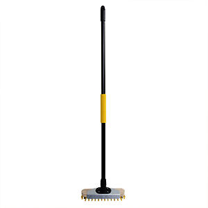 Bulldozer 11" Deck Scrub Brush with handle