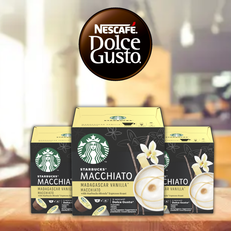 Dolce Gusto Starbucks Madagascar Vanilla Macchiato 12's