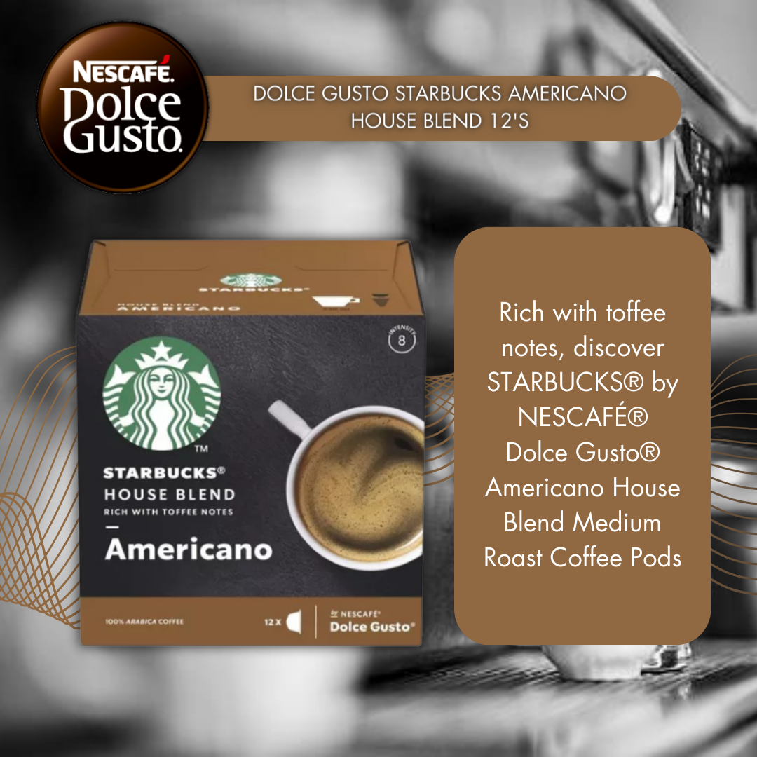 Dolce Gusto Starbucks Americano House Blend 12's