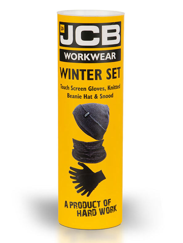 JCB Workwear Winter Accessory Set  Yellow