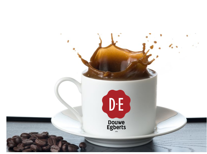 Douwe Egbert Pure Gold Black 25s x 76mm Vending Cups.