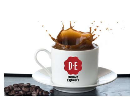 Douwe Egbert Pure Gold Black 25s x 76mm Vending Cups.