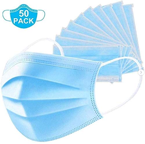 Disposable 3 Ply Face Mask Pack 50's - UK BUSINESS SUPPLIES