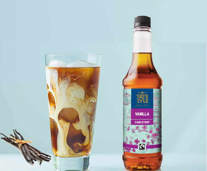 Tate & Lyle Fairtrade Vanilla Pure Cane Barista Syrup (750ml), Discounted Pump Option.