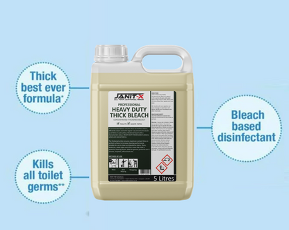Janit-X Professional Low Odour Extra Thick Bleach 5 Litre