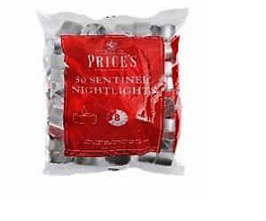 Prices Sentinel Tea Lights / Nightlights Pack Of 2x50 (100 Candles)