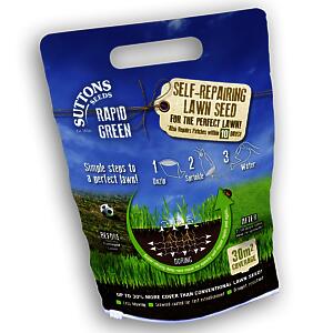 Suttons - Rapid Green Self-Repairing Lawn Seed (625 Grams)