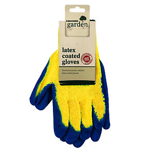Kingfisher Insulated Latex Work Glove | Yellow/Blue | 2 Pair Bundle