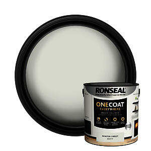 Ronseal One Coat Everywhere Paint Winter Frost Matt 2.5L