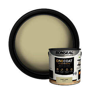 Ronseal One Coat Everywhere Paint Light Sage Matt 2.5L